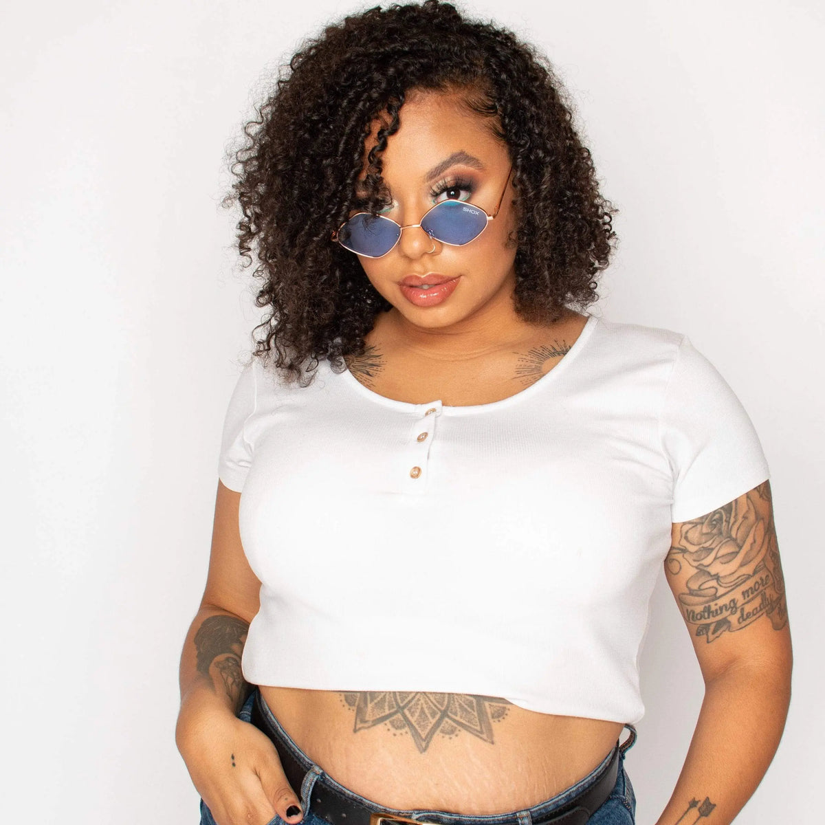 After Party – Statement Diamond Frame Sunglasses Shoxshades