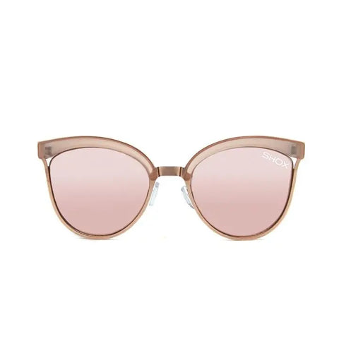All Rosey – Rose-Tinted Cat Eye Sunglasses Shoxshades