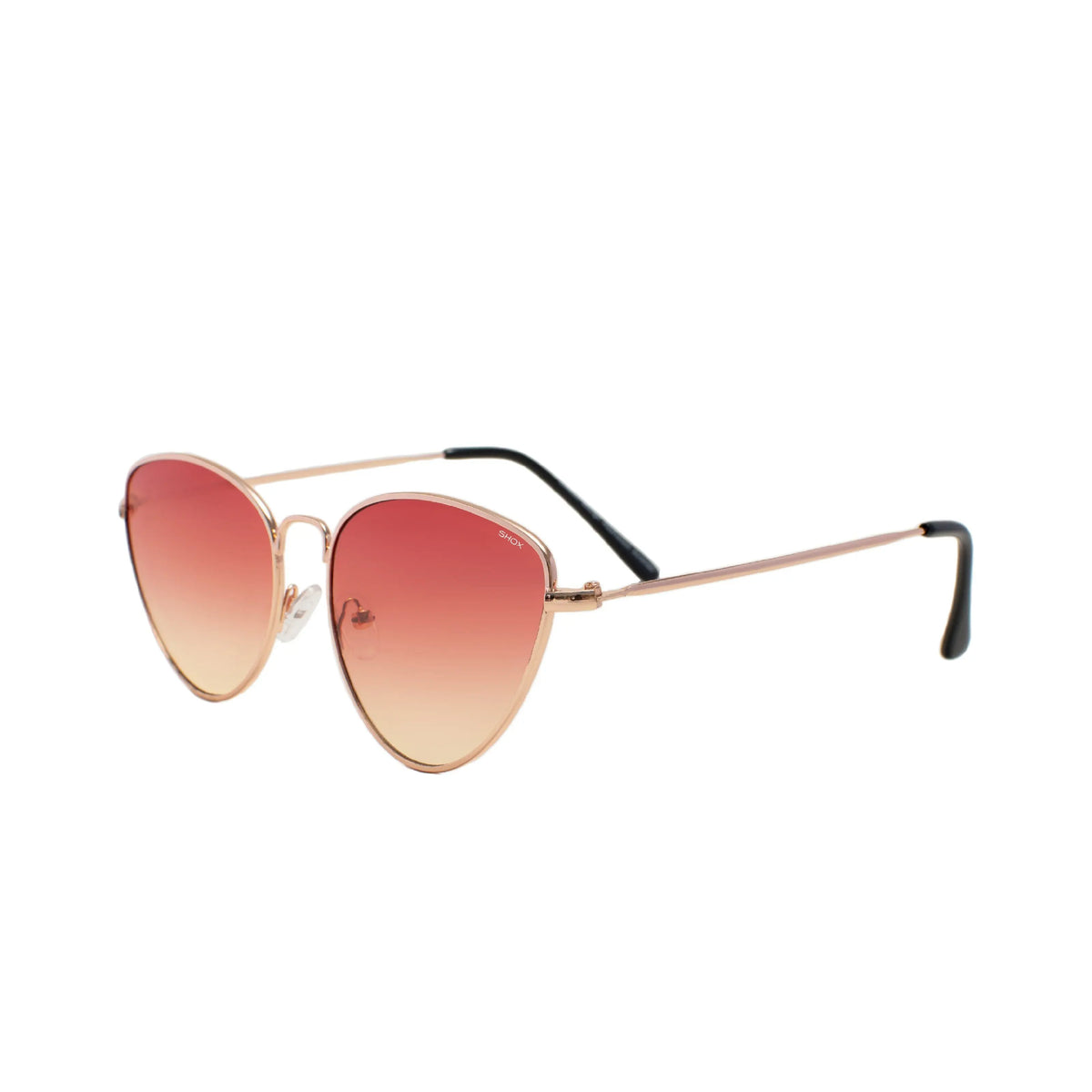 Angel – Lightweight Metal Cat Eye Sunglasses with Tinted Lenses SHOX