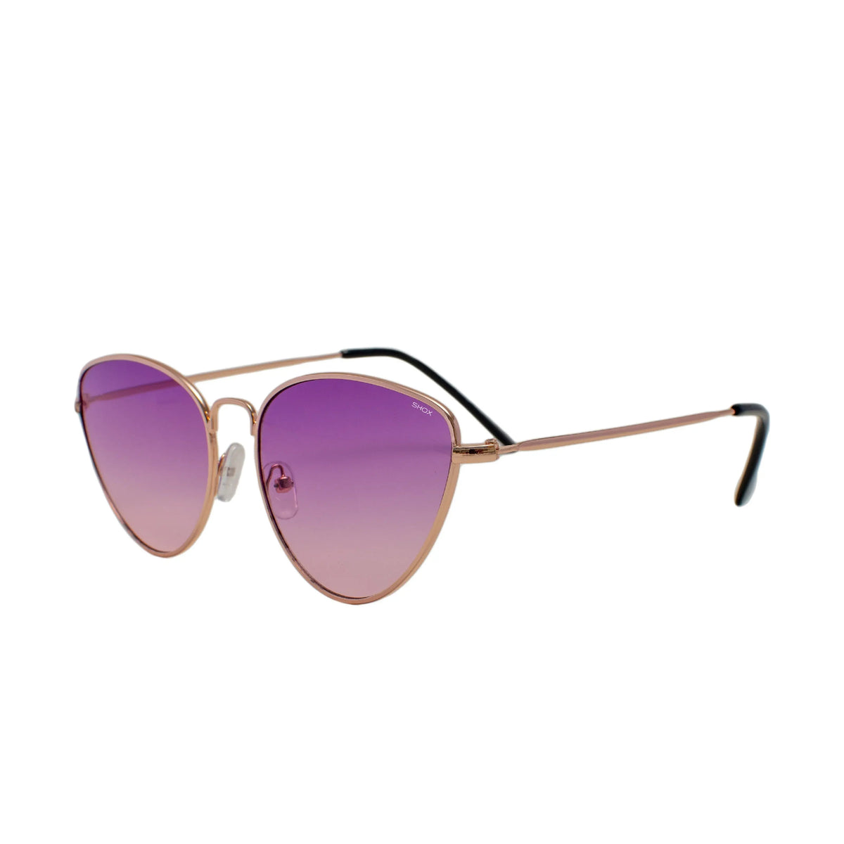 Angel – Lightweight Metal Cat Eye Sunglasses with Tinted Lenses SHOX