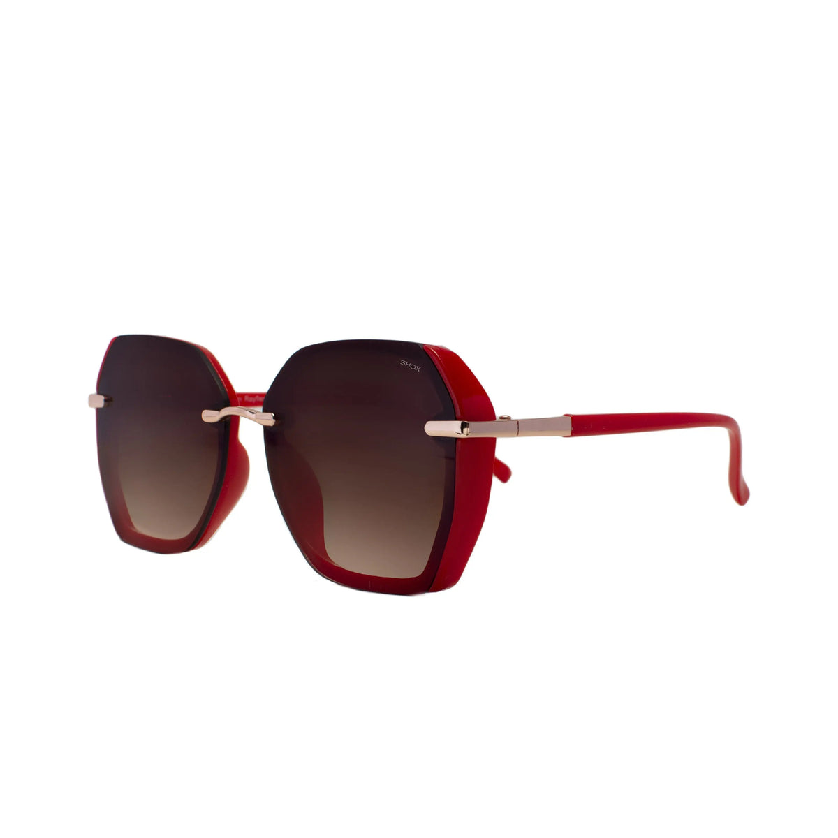 Dreaming – Oversized Acetate Sunglasses with Metal Detailing SHOX