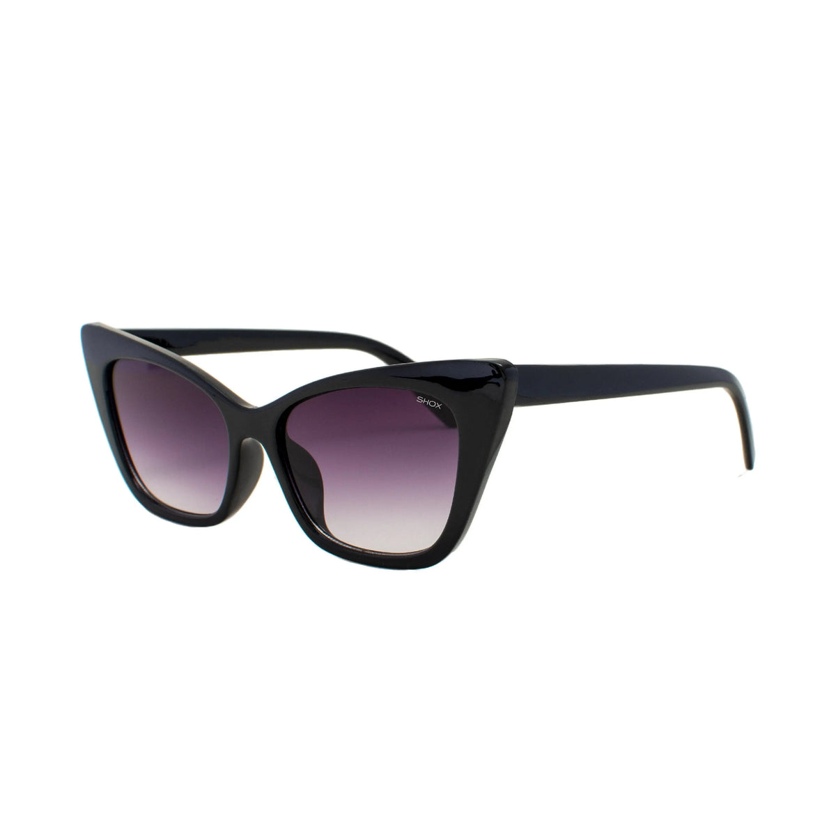 Feline Fine – Sculpted Cat Eye Sunglasses in Gradient Acetate SHOX