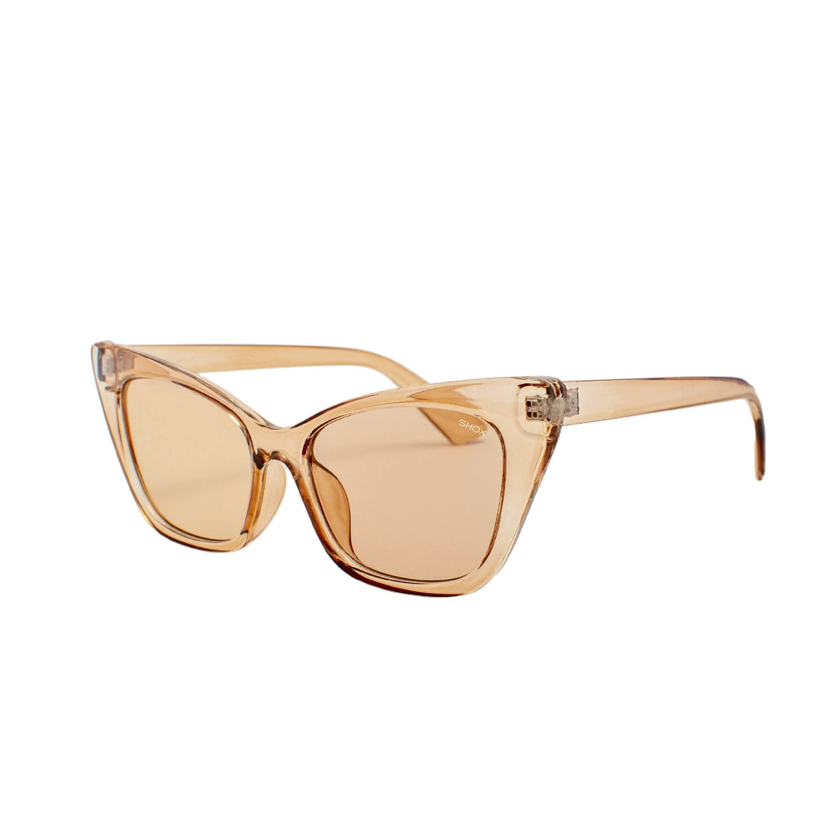 Feline Fine – Sculpted Cat Eye Sunglasses in Gradient Acetate SHOX