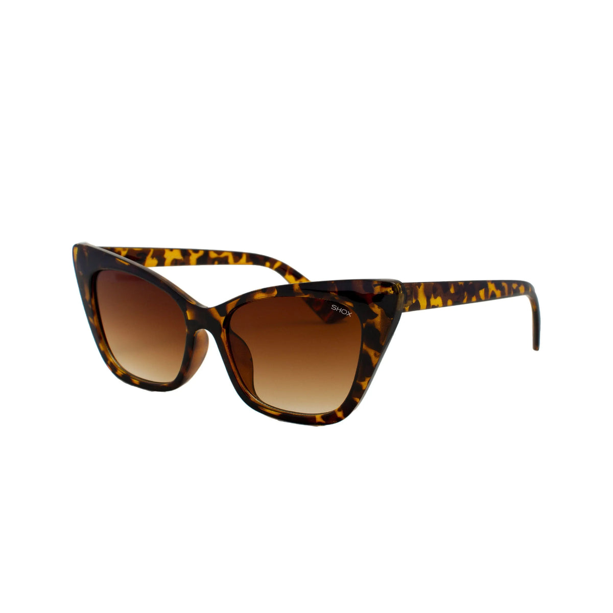 Feline Fine – Sculpted Cat Eye Sunglasses in Gradient Acetate SHOX