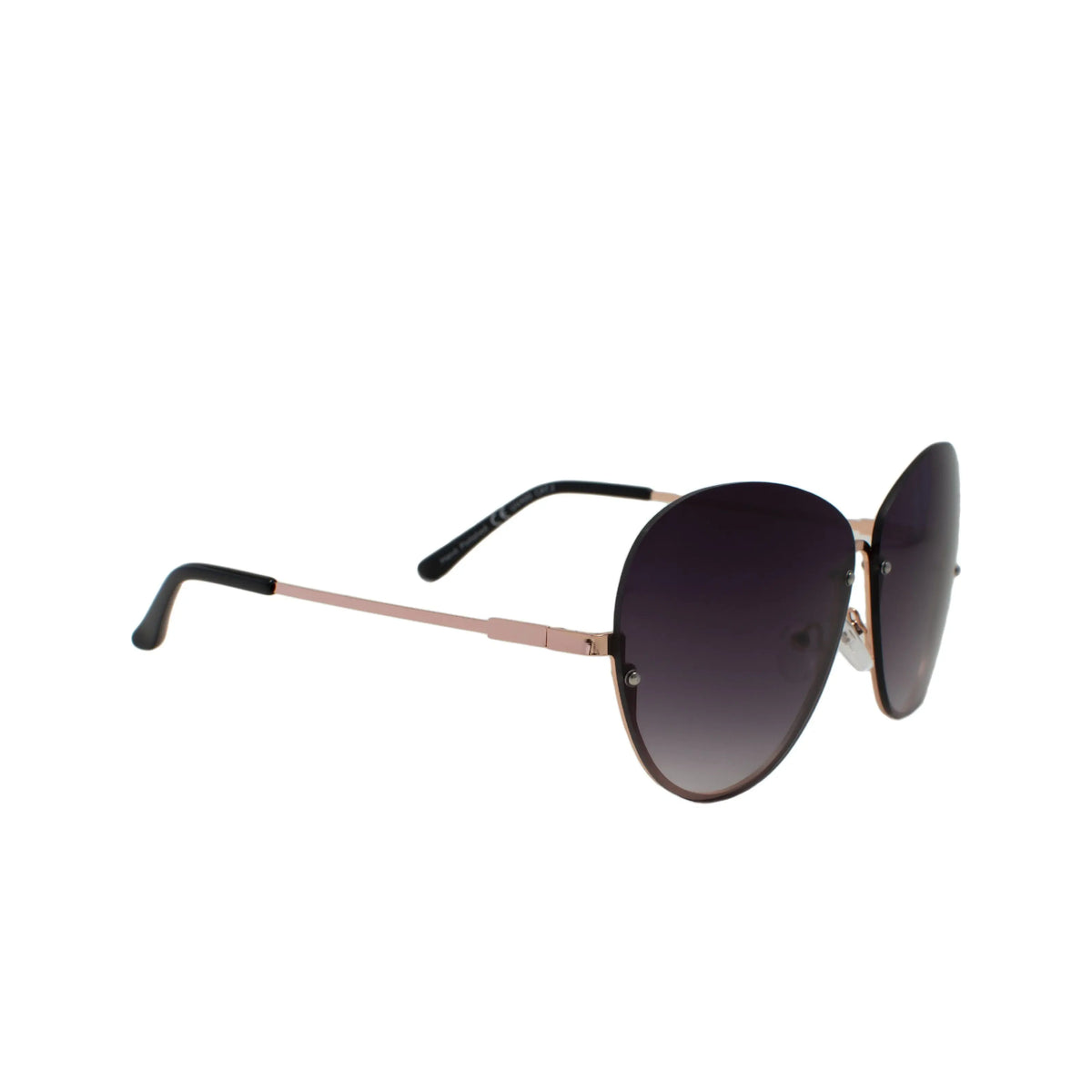 Hot Stuff – Half Frame Gradient Lens Sunglasses SHOX