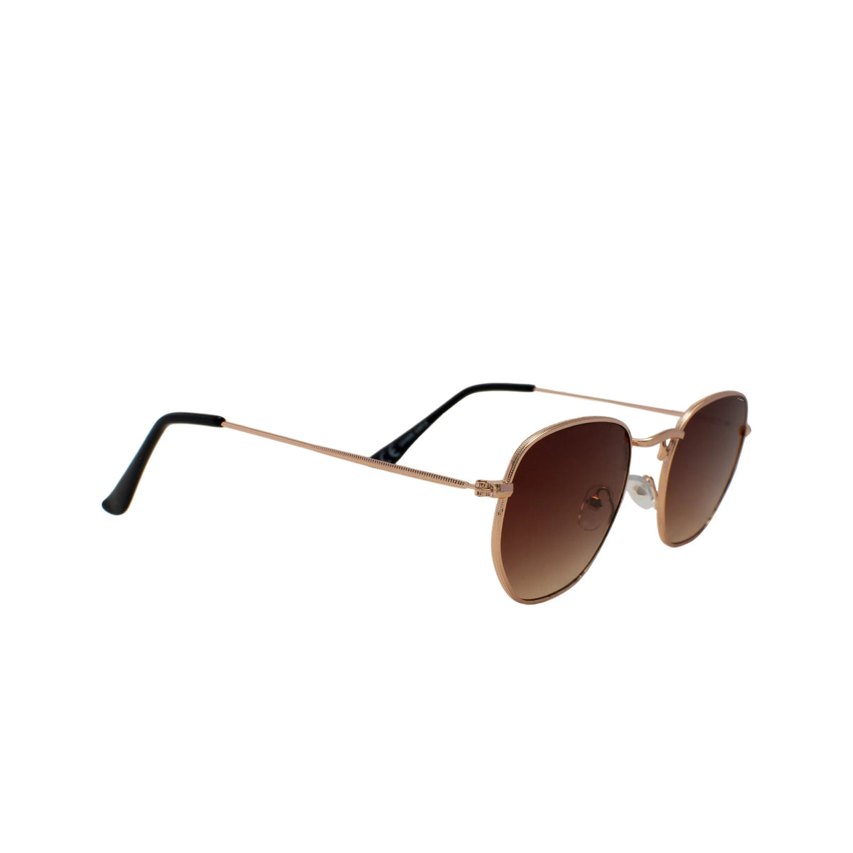 In The Mix – Hexagonal Metal Frame Sunglasses SHOX