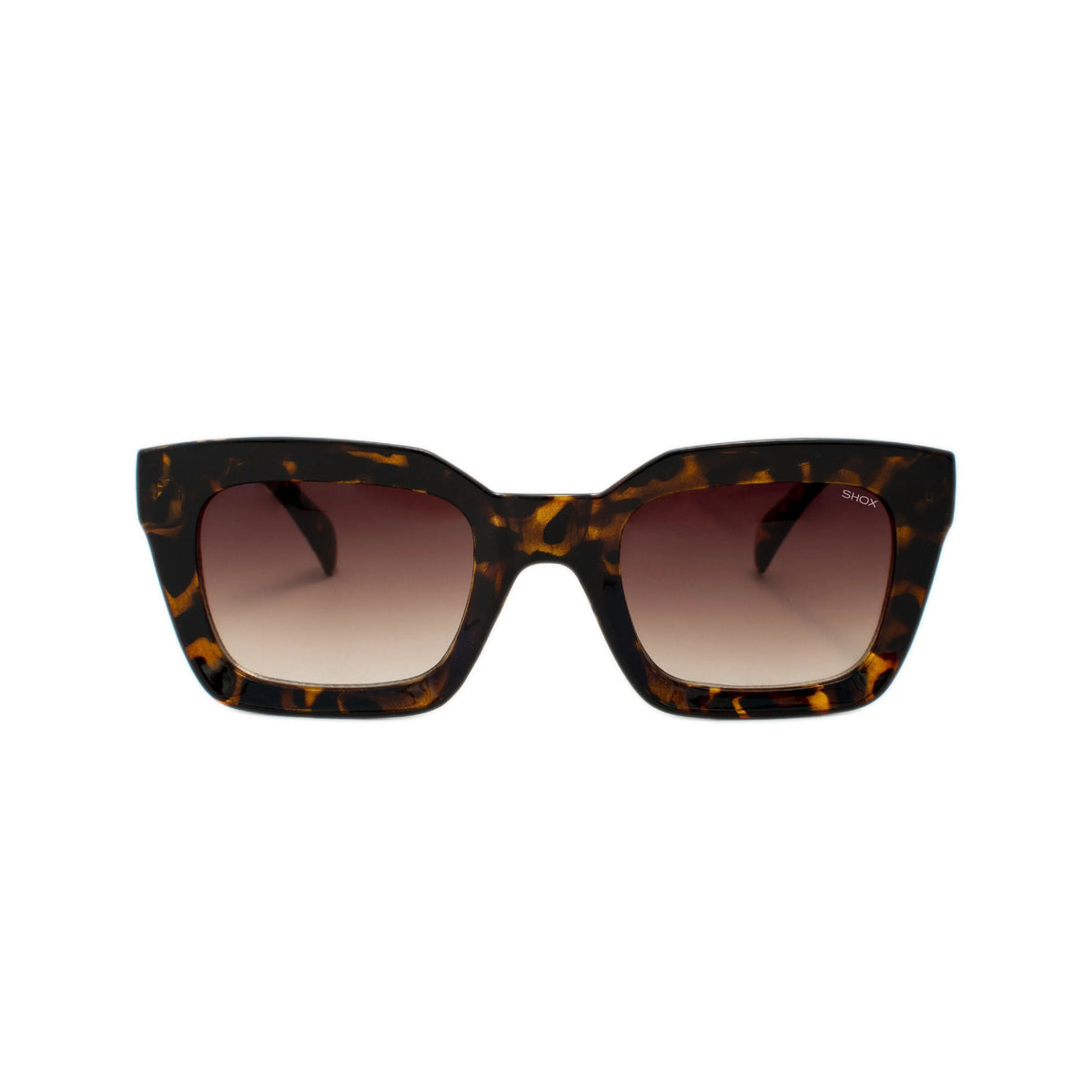 Stunnas – Sculpted Square Sunglasses in Contemporary Tones SHOX
