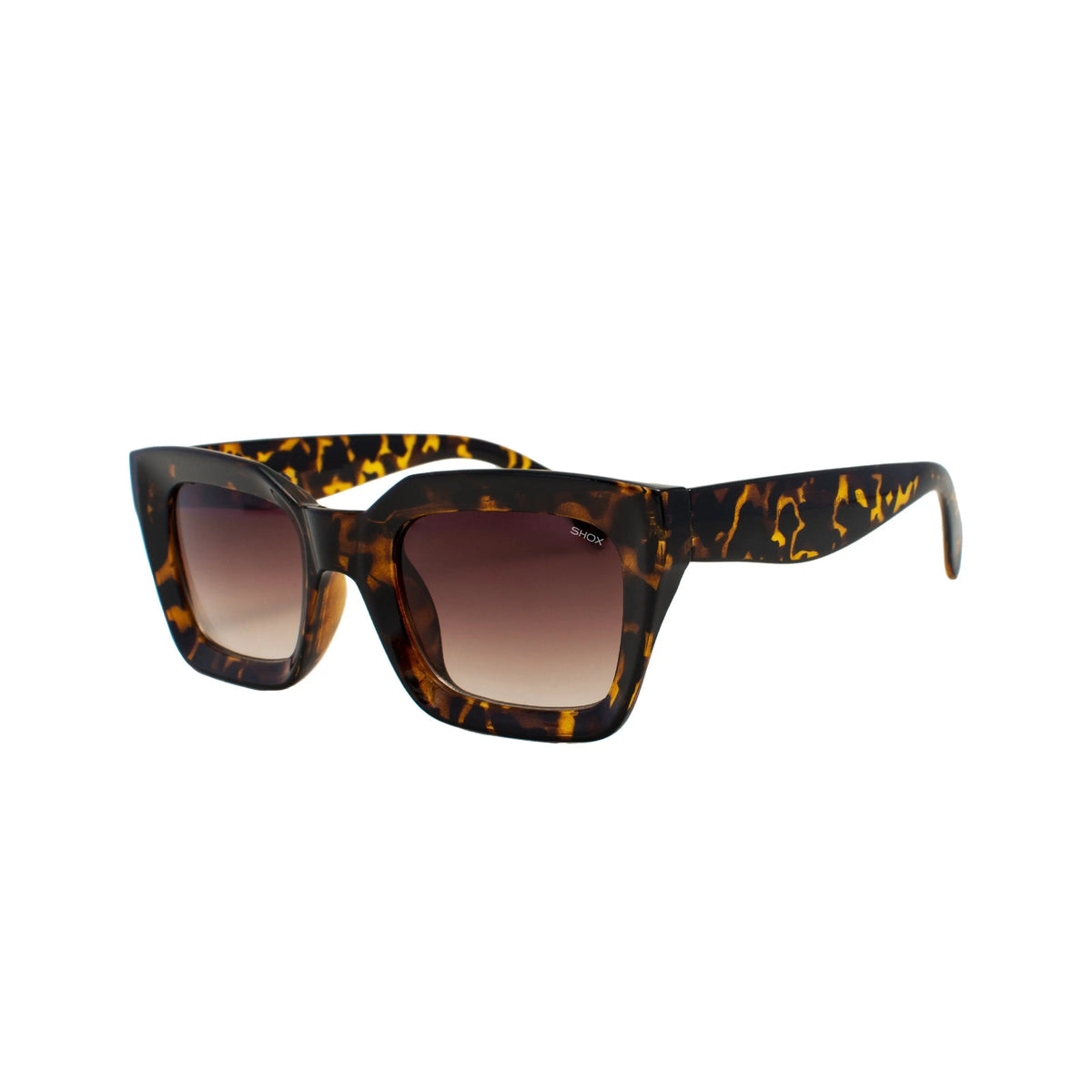 Stunnas – Sculpted Square Sunglasses in Contemporary Tones SHOX